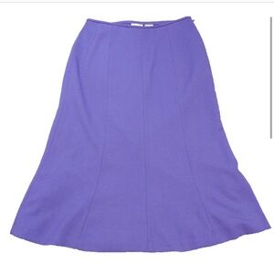 Vintage Sag Harbor Suit Long Purple Skirt Size 14